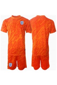 Fotbalové Dres Anglie Brankářské Dětské Domácí Oblečení ME 2024 Krátký Rukáv (+ trenýrky)